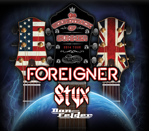 Styx & Foreigner at Fiddlers Green Amphitheatre