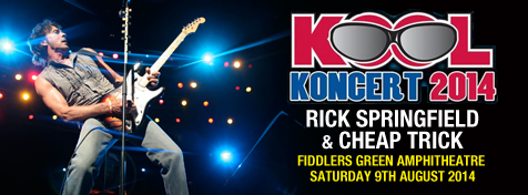 Kool Koncert 2014: Rick Springfield & Cheap Trick at Fiddlers Green Amphitheatre